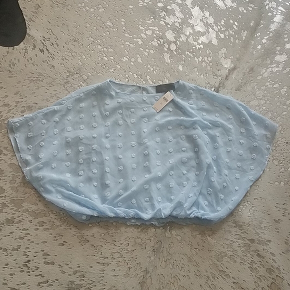 Anthropologie Sunday In Brooklyn Textured Dot Iza Blouse SzXS - Picture 4 of 7